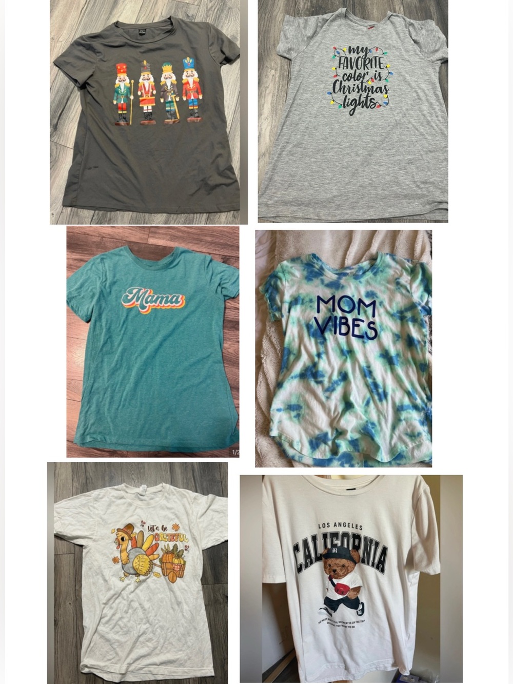 Bundle of 6 tees